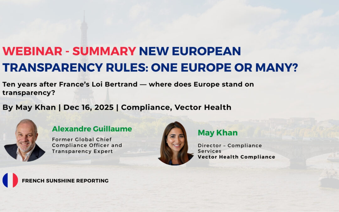 Webinar Summary — New European Transparency Rules: A United Europe or Fragmented